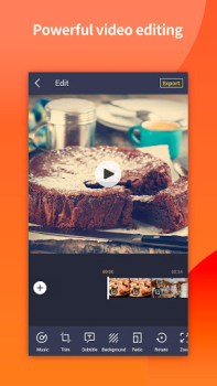 İndir Video Düzenleyici ve Kamera Video oynatıcılar ve düzenleyiciler Android için Ekran görüntüsü 3