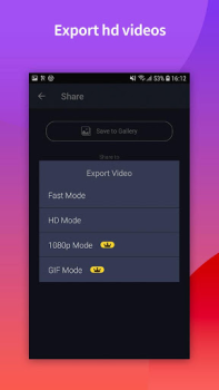 İndir Video Düzenleyici ve Kamera Video oynatıcılar ve düzenleyiciler Android için Ekran görüntüsü 4