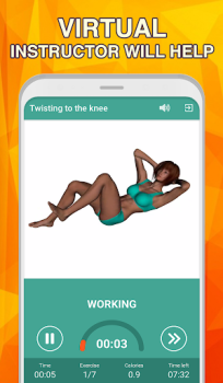 İndir 7 minute abs workout: Daily Ab Sağlık & Fitness Android için Ekran görüntüsü 2