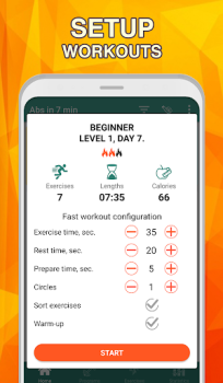 İndir 7 minute abs workout: Daily Ab Sağlık & Fitness Android için Ekran görüntüsü 3