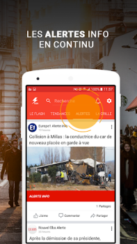 İndir Flash info - Actualités et Mét Haberler & Dergiler Android için Ekran görüntüsü 3