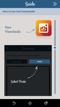 İndir Downloader for Instagram Video oynatıcılar ve düzenleyiciler Android için Ekran görüntüsü 2