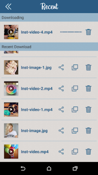 İndir Downloader for Instagram Video oynatıcılar ve düzenleyiciler Android için Ekran görüntüsü 4