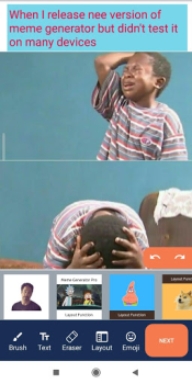 İndir Meme Maker Eğlence Android için Ekran görüntüsü 3
