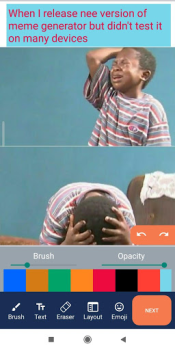 İndir Meme Maker Eğlence Android için Ekran görüntüsü 5