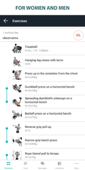 İndir Fitness, Evde Spor & Kas Yapma Sağlık & Fitness Android için Ekran görüntüsü 2