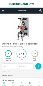 İndir Fitness, Evde Spor & Kas Yapma Sağlık & Fitness Android için Ekran görüntüsü 3