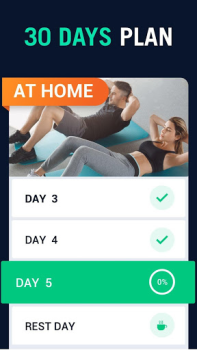 İndir 30 Günlük Zorlu Fitness Görevi Sağlık & Fitness Android için Ekran görüntüsü 2