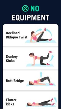 İndir 30 Günlük Zorlu Fitness Görevi Sağlık & Fitness Android için Ekran görüntüsü 4