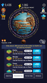 İndir Idle World - Build The Planet Gündelik Android için Ekran görüntüsü 3