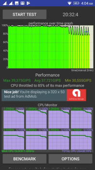 İndir CPU Throttling Test Araçlar Android için Ekran görüntüsü 2
