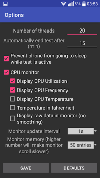 İndir CPU Throttling Test Araçlar Android için Ekran görüntüsü 3