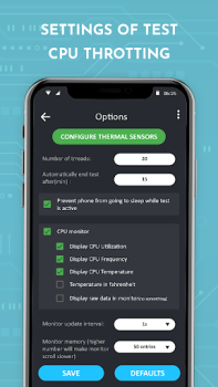 İndir CPU Throttling Test: CPU Slowdown Araçlar Android için Ekran görüntüsü 4