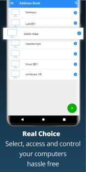 İndir RealVNC Viewer: Remote Desktop İş Android için Ekran görüntüsü 4