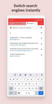 İndir Vivaldi Browser Snapshot İletişim Android için Ekran görüntüsü 5