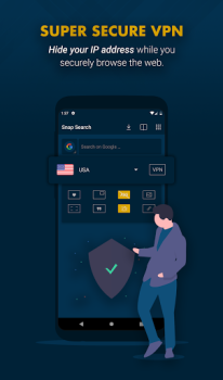 İndir Snap Search - Private Browser İletişim Android için Ekran görüntüsü 2