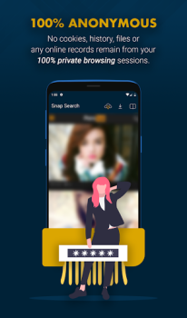 İndir Snap Search - Private Browser İletişim Android için Ekran görüntüsü 4