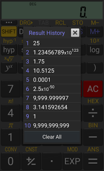 İndir RealCalc Scientific Calculator İş Android için Ekran görüntüsü 4