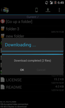 İndir AndFTP (FTP client) Araçlar Android için Ekran görüntüsü 4