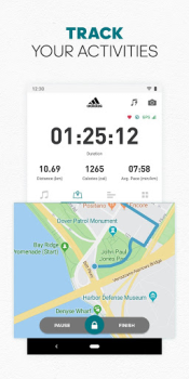 İndir adidas Running: Run Tracker Sağlık & Fitness Android için Ekran görüntüsü 2