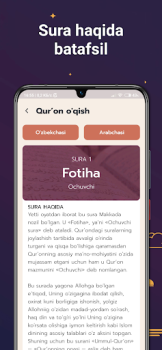 İndir Quron Kitobi 2023 Kitaplar & Rehberler Android için Ekran görüntüsü 3