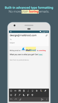 İndir MailDroid - Email Application İletişim Android için Ekran görüntüsü 4