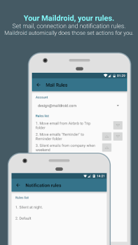 İndir MailDroid - Email Application İletişim Android için Ekran görüntüsü 6