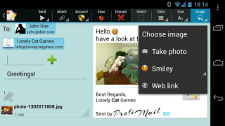 İndir ProfiMail Go - email client İletişim Android için Ekran görüntüsü 5