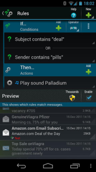 İndir ProfiMail Go - email client İletişim Android için Ekran görüntüsü 7