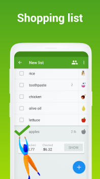 İndir Listonic: Grocery List App Alışveriş Android için Ekran görüntüsü 2