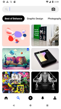 İndir Behance – Kreatif Portföyler Sanat ve Tasarım Android için Ekran görüntüsü 2