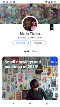 İndir Behance – Kreatif Portföyler Sanat ve Tasarım Android için Ekran görüntüsü 3