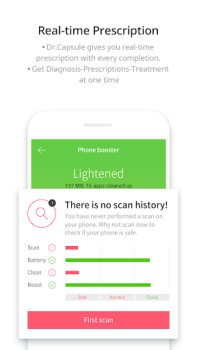 İndir Dr.Capsule  Antivirus, Cleaner Araçlar Android için Ekran görüntüsü 6