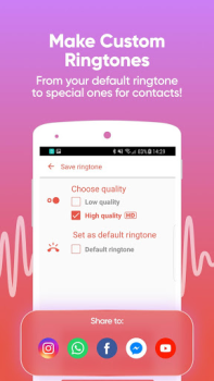 İndir MP3 Cutter - Ringtone Maker And Audio Editor Müzik ve Ses Android için Ekran görüntüsü 2