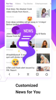 İndir APUS Browser-Private & Fast İletişim Android için Ekran görüntüsü 6