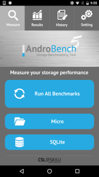 İndir Androbench (Storage Benchmark) Araçlar Android için Ekran görüntüsü 2
