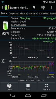 İndir 3C Battery Manager Araçlar Android için Ekran görüntüsü 2