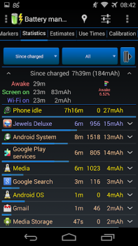 İndir 3C Battery Manager Araçlar Android için Ekran görüntüsü 6
