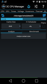 İndir 3C CPU Manager (root) Araçlar Android için Ekran görüntüsü 5
