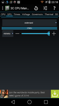 İndir 3C CPU Manager (root) Araçlar Android için Ekran görüntüsü 6