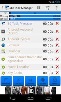 İndir 3C Task Manager Araçlar Android için Ekran görüntüsü 2