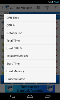 İndir 3C Task Manager Araçlar Android için Ekran görüntüsü 6