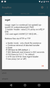 İndir BusyBox for Android Araçlar Android için Ekran görüntüsü 4