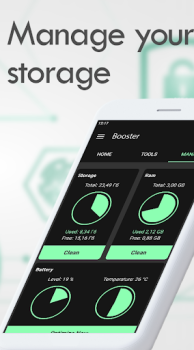 İndir Booster for Android: optimizer & cache cleaner Araçlar Android için Ekran görüntüsü 3