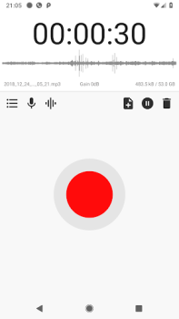 İndir ASR ses kaydedici Müzik ve Ses Android için Ekran görüntüsü 2