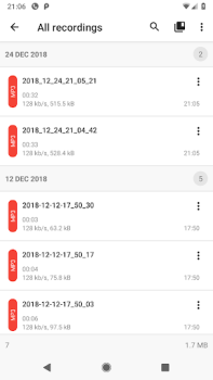 İndir ASR ses kaydedici Müzik ve Ses Android için Ekran görüntüsü 4