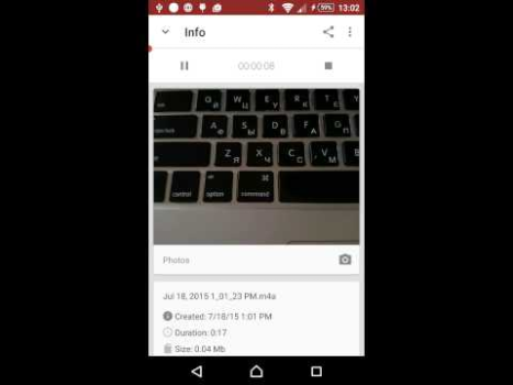 İndir Wear Audio Recorder Müzik ve Ses Android için Ekran görüntüsü 8