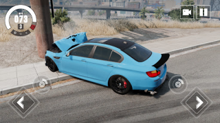İndir M5 BMW: Real Car Crashes Simülatörler Android için Ekran görüntüsü 2