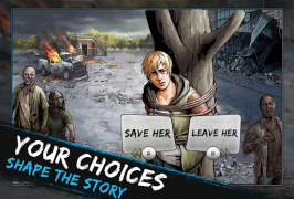 İndir Walking Dead Ölüm Kalım Savaşı Rol yapma Android için Ekran görüntüsü 4
