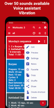 İndir Tabata Timer: Interval Timer Sağlık & Fitness Android için Ekran görüntüsü 5